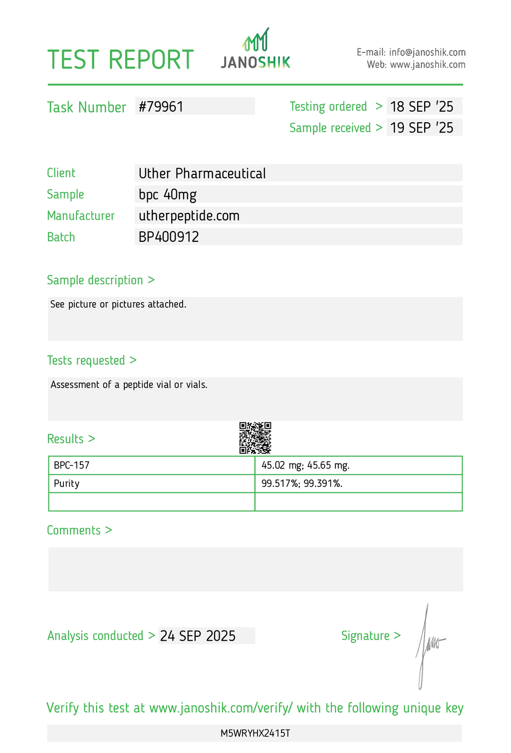BPC-157 40mg