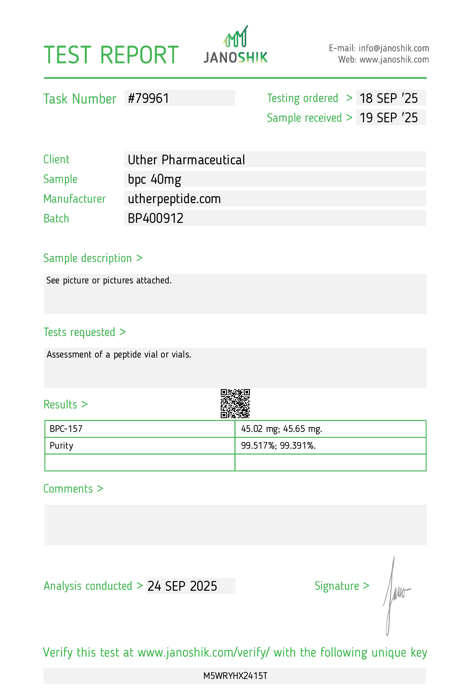 BPC-157 40mg