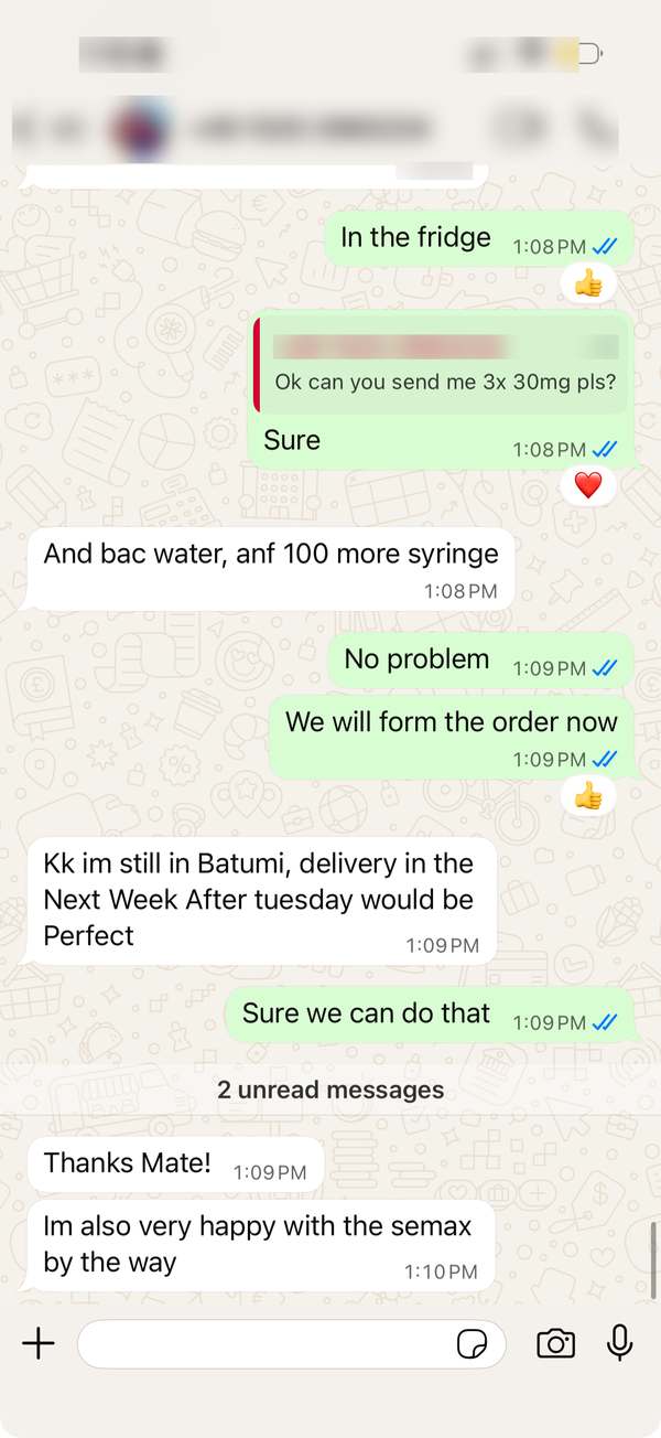 Customer testimonial screenshot