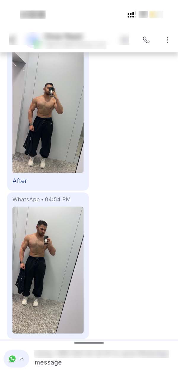 Customer testimonial screenshot