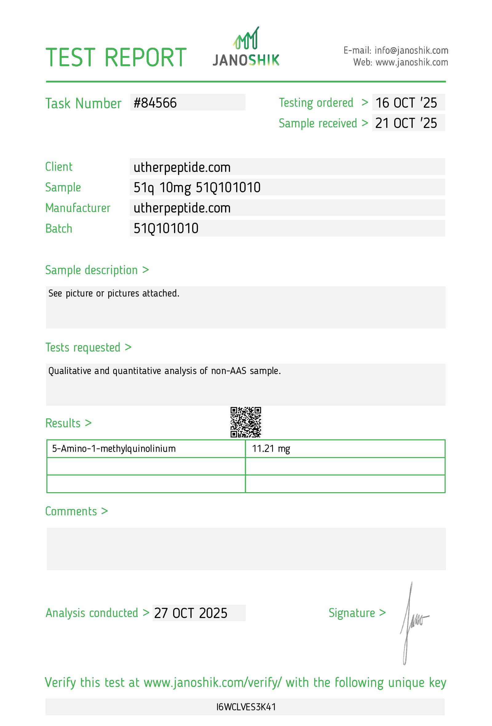 5-AMINO-1MQ 10mg