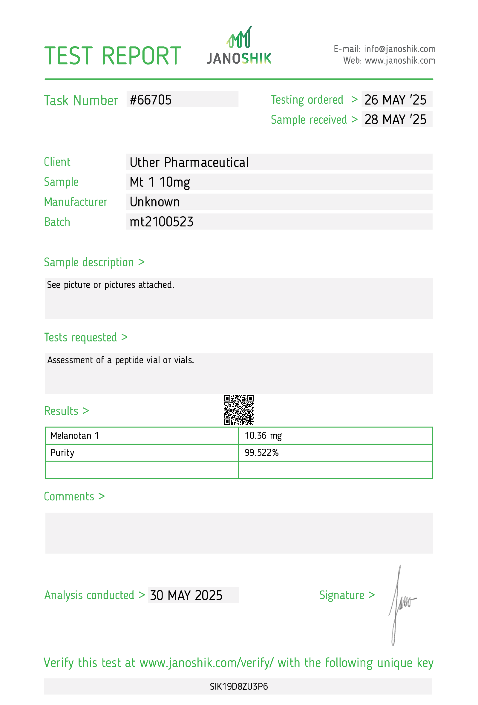Melanotan 1 10mg