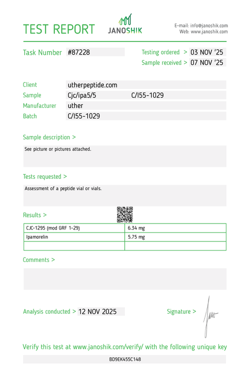 CJC-1295 + Ipamorelin 10mg