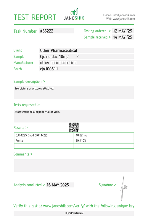 CJC - 1295 No DAC 10mg